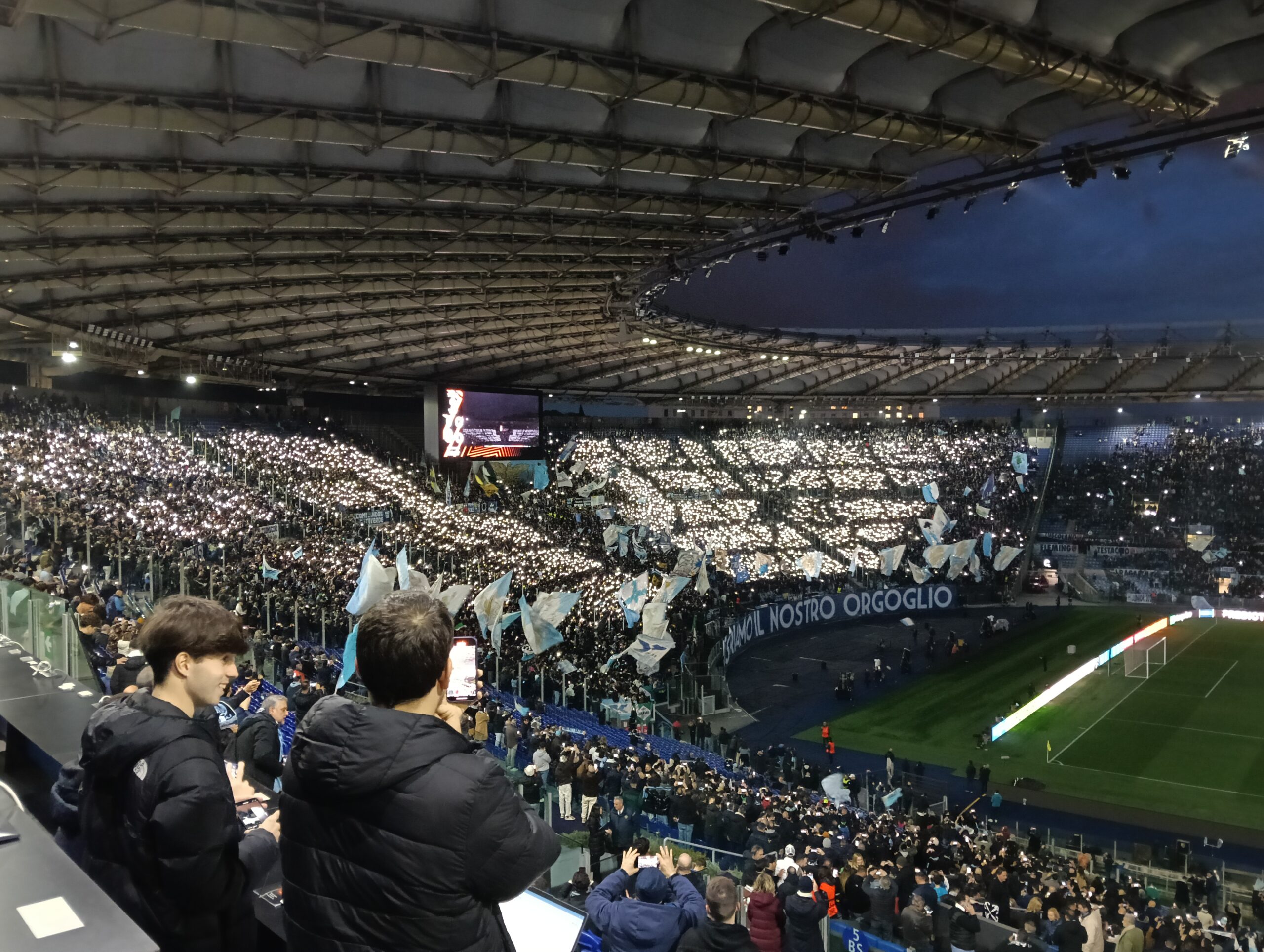 Coreografia Lazio Europa League