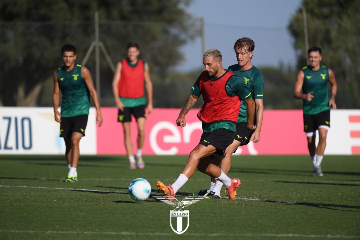 Danilo Cataldi in azione a Formello
