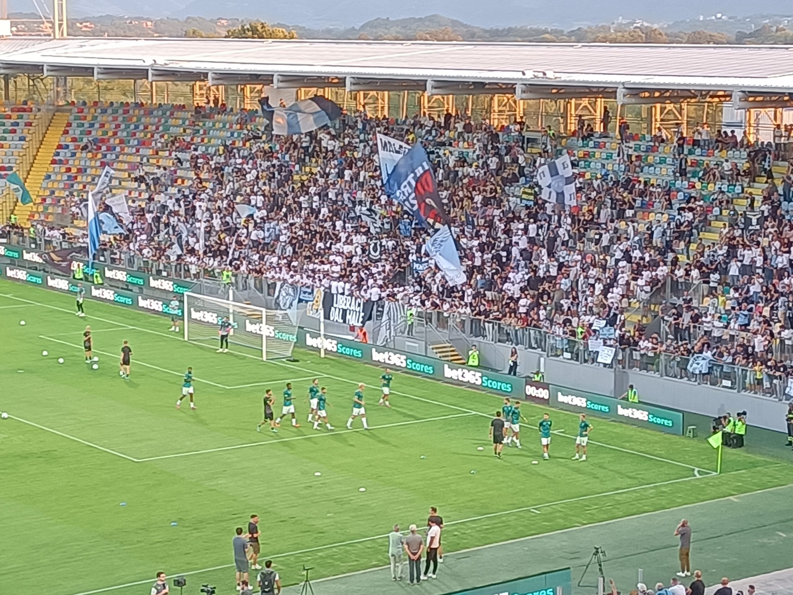 Tifosi Lazio al Benito Stirpe