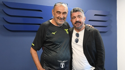 Sarri e Gattuso a Formello